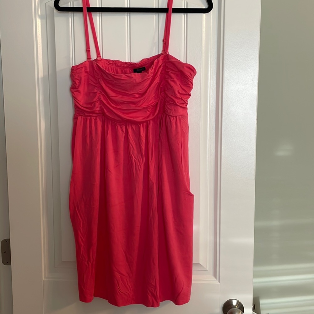 Soma Coral Dress with Self Bra NWOT!
